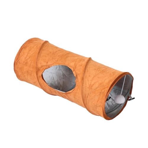 Sharplace Katzentunnel-Röhren-Spielzelt, zusammenklappbar, für den Innenbereich, multifunktionales interaktives Katzenspielzeug, Haustier-Spieltunnel für, 25cmx58cm von Sharplace
