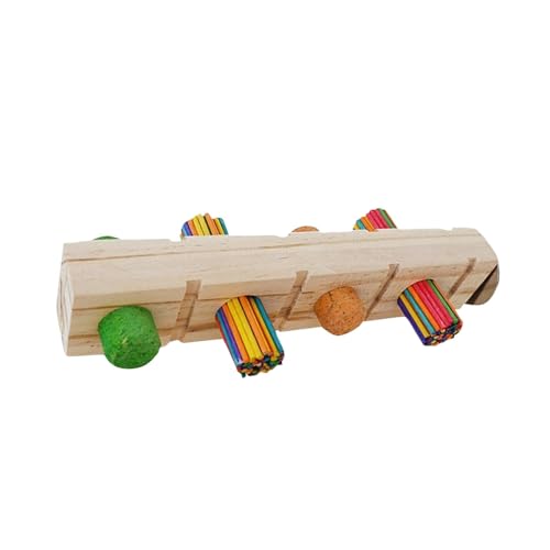 Sharplace Kaustopper aus Holz für Vögel, Spielständer, Kork, Spiel, Vogel-Trainingsspielzeug, Puzzle-Spielzeug für Chinchillas, Vögel, Wellensittiche, bunt Sharplace Kaustopper aus Holz für Vögel, Spielständer, Kork, Spiel, Vogel-Trainingsspielzeug, Puzzle-Spielzeug für Chinchillas, Vögel, Wellensittiche, bunt von Sharplace