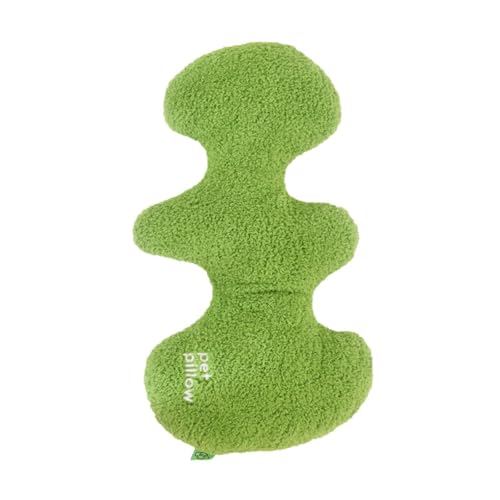 Sharplace Kissen für Katzen, Trainingsspielzeug für drinnen, Kuscheltier, maschinenwaschbar, für Hunde und Katzen, einzigartig geformtes, GrÜn Sharplace Kissen für Katzen, Trainingsspielzeug für drinnen, Kuscheltier, maschinenwaschbar, für Hunde und Katzen, einzigartig geformtes, GrÜn von Sharplace
