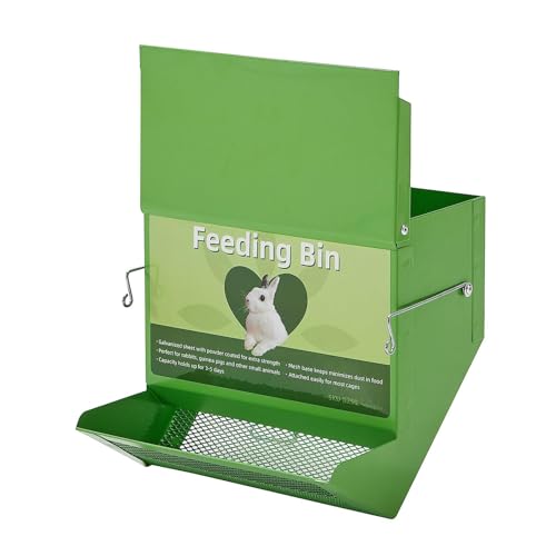 Sharplace Kleiner Tierfutterautomaten mit Deckel, Lebensmittelspender Sifterboden, automatische Metallstärke -Haustier -Käfig -Feeder für Igel, Chinchillas, Sharplace Kleiner Tierfutterautomaten mit Deckel, Lebensmittelspender Sifterboden, automatische Metallstärke -Haustier -Käfig -Feeder für Igel, Chinchillas, von Sharplace