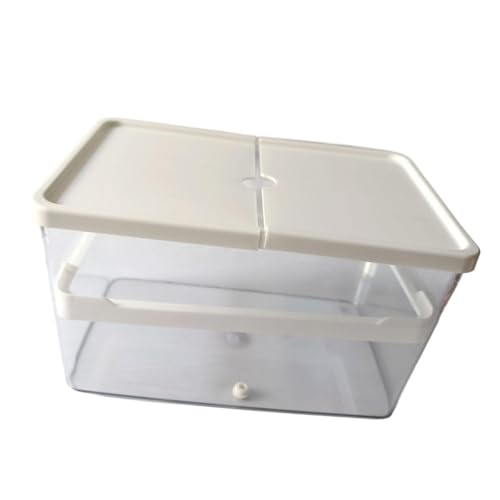 Sharplace Kleines Schildkrötenbecken, Terrapin-Zuchtbox mit Deckel, dekoratives Aquarium für den Schreibtisch und den Heimgebrauch, Schildkrötenaquarium für, Weiß Sharplace Kleines Schildkrötenbecken, Terrapin-Zuchtbox mit Deckel, dekoratives Aquarium für den Schreibtisch und den Heimgebrauch, Schildkrötenaquarium für, Weiß von Sharplace