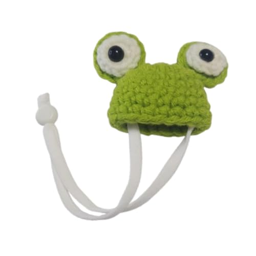 Sharplace Kleintiermütze, Hamstermütze, dekorative Foto-Requisite, verstellbare niedliche Haustier-Kopfbedeckung, Handgestrickte Mütze für Nagetier, Frosch Sharplace Kleintiermütze, Hamstermütze, dekorative Foto-Requisite, verstellbare niedliche Haustier-Kopfbedeckung, Handgestrickte Mütze für Nagetier, Frosch von Sharplace