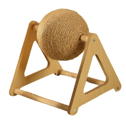 Sharplace Kratzball, Kratzball, einzigartiger Stabiler Holzsockel für Kätzchen, Haustier-Kratzspielzeug, Kratzspielzeug für Kleintiere, 20cmx17cmx22cm Sharplace Kratzball, Kratzball, einzigartiger Stabiler Holzsockel für Kätzchen, Haustier-Kratzspielzeug, Kratzspielzeug für Kleintiere, 20cmx17cmx22cm von Sharplace