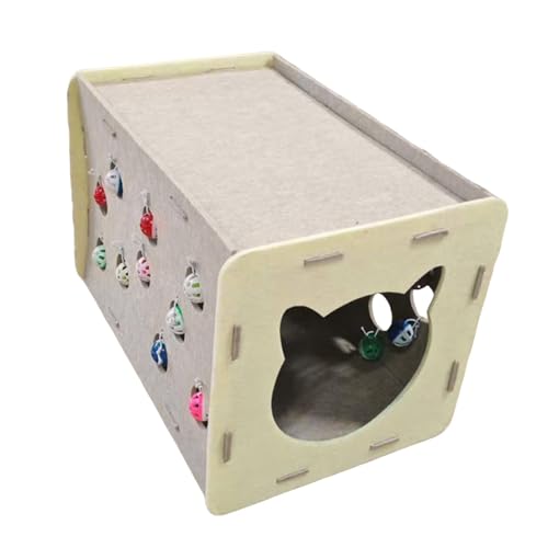 Sharplace Kratzbaum aus Filz, Katzenhaus, Katzenhaus, faltbar, lustiger Schutz für und Couch, Kratzfest, eingebauter Glockenball für Hauskatzen Sharplace Kratzbaum aus Filz, Katzenhaus, Katzenhaus, faltbar, lustiger Schutz für und Couch, Kratzfest, eingebauter Glockenball für Hauskatzen von Sharplace
