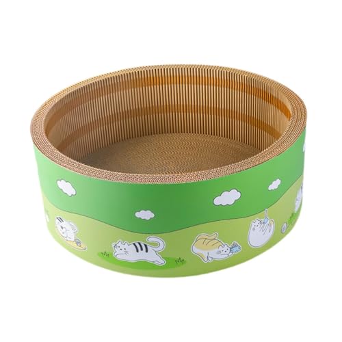 Sharplace Kratzbaum aus Wellpappe, Kratzunterlage für Katzen, Möbelschutz, Sofa, stabiles Katzenkratzbett, Liege, Couch für Kätzchen, L von Sharplace