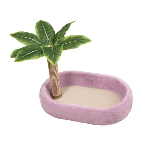 Sharplace Kratzbaum für Katzen, Kätzchenbett, Übung, Spielen, Klettern, Kratzbaum, Katzenkratzbaum, Lounge-Nest zum Ausruhen, Schlafen, Spielen, Kätzchen, Lila von Sharplace