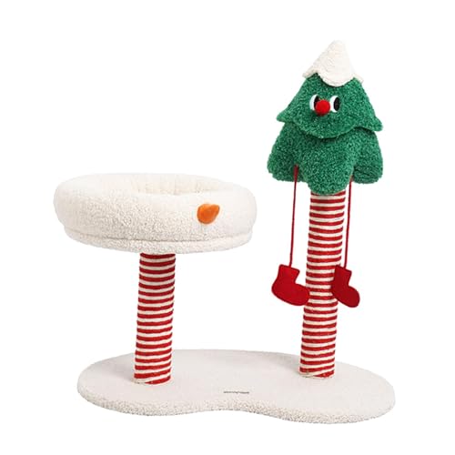 Sharplace Kratzbaum für Katzen, interaktives Spielzeug für Haustiere, weihnachtliches Haustierzubehör, Klettergerüst-Ornament, Katzenkratzbaum, Weihnachtsbaum Sharplace Kratzbaum für Katzen, interaktives Spielzeug für Haustiere, weihnachtliches Haustierzubehör, Klettergerüst-Ornament, Katzenkratzbaum, Weihnachtsbaum von Sharplace
