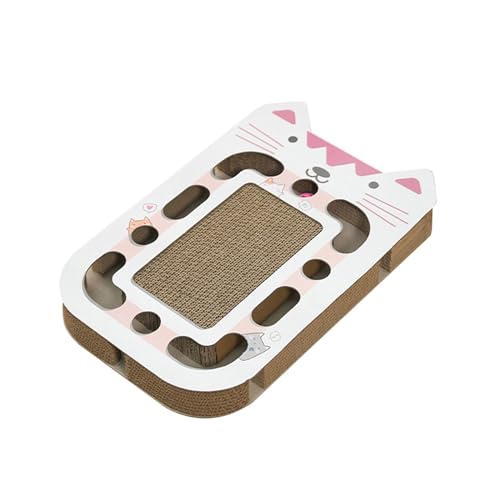 Sharplace Kratzbrett für Katzen mit Bällen, Katzen-Puzzle, Kratzbrett, Aktivitätszentrum, Spielzeug, interaktives Spielzeug für Kätzchen und Katzen jeden, Gesicht Sharplace Kratzbrett für Katzen mit Bällen, Katzen-Puzzle, Kratzbrett, Aktivitätszentrum, Spielzeug, interaktives Spielzeug für Kätzchen und Katzen jeden, Gesicht von Sharplace