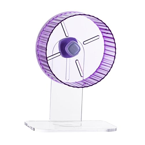 Sharplace Laufräder für Hamster, rund, für kleine Haustiere, Sportspielzeug, Hamsterzubehör, leise, für Zwerge, andere Kleintiere, Ratten, Mäuse, Rennmäuse, Violetter Ständer 17cm Sharplace Laufräder für Hamster, rund, für kleine Haustiere, Sportspielzeug, Hamsterzubehör, leise, für Zwerge, andere Kleintiere, Ratten, Mäuse, Rennmäuse, Violetter Ständer 17cm von Sharplace