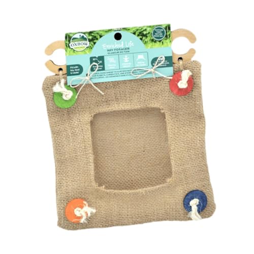 Sharplace Meerschweinchen -Heu -Bag -Bag Hanging Feeder mit Hooks Food Dispenser Kaninchen Heuheiz für Chinchillas Kleintierhasen von Sharplace