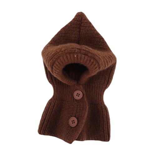 Sharplace Ohrenschützer für Hunde, Hundepullover, Kapuze, Kopfschmuck, Kopfbedeckung, Kostüm, warme Mütze, warme Kapuze, Strickmütze, Haustiermütze für Katzen, Braun, M Sharplace Ohrenschützer für Hunde, Hundepullover, Kapuze, Kopfschmuck, Kopfbedeckung, Kostüm, warme Mütze, warme Kapuze, Strickmütze, Haustiermütze für Katzen, Braun, M von Sharplace