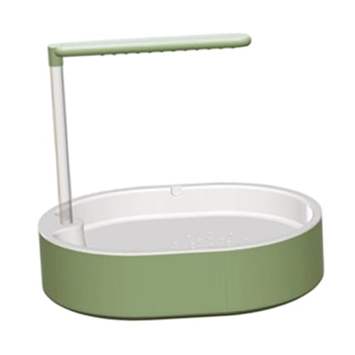 Sharplace Papagei Vögel Badewanne Lovebird Dusche Badewanne Dusche Box Sittich Bade Box Bad für Nymphensittich Stieglitz Conure, GrÜn von Sharplace