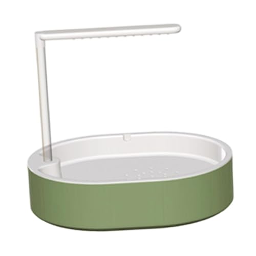 Sharplace Papagei Vögel Badewanne Lovebird Dusche Badewanne Dusche Box Sittich Bade Box Bad für Nymphensittich Stieglitz Conure, Weiß von Sharplace