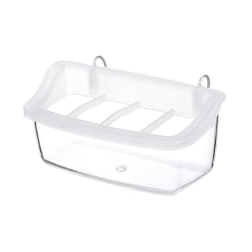 Sharplace Papageien-Futterspender für Käfig, Futternapf, robuste Geschenke, spritzwassergeschütztes Zubehör, durchsichtiger Vogelfutternapf, hängender von Sharplace