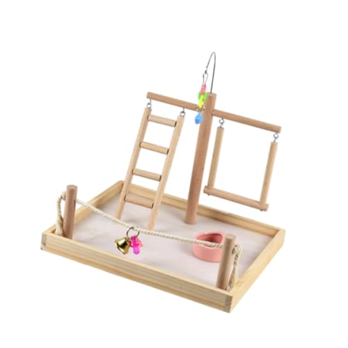 Sharplace Papageien-Spielplatz, Papageien-Spielständer, Übungsspielzeug, Seil, Sittich, Vogel-Spielständer, Vogel-Fitnessstudio für kleine Sittiche, Conures, Sharplace Papageien-Spielplatz, Papageien-Spielständer, Übungsspielzeug, Seil, Sittich, Vogel-Spielständer, Vogel-Fitnessstudio für kleine Sittiche, Conures, von Sharplace