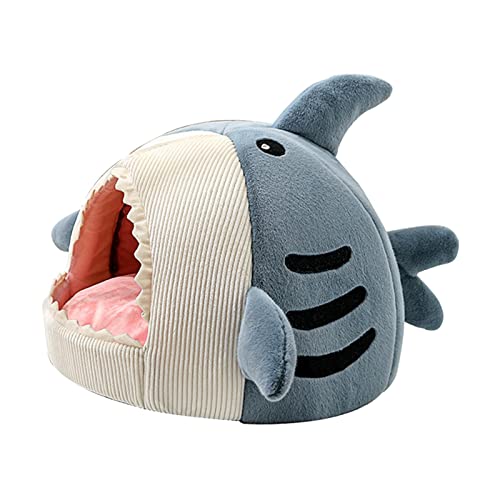 Sharplace Pet House Cat Dog Sleeping Bed Nest Puppy Warm Cushion Halbgeschlossener Zwinger, Blau M Sharplace Pet House Cat Dog Sleeping Bed Nest Puppy Warm Cushion Halbgeschlossener Zwinger, Blau M von Sharplace