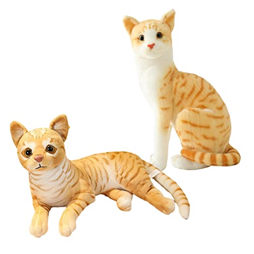 Sharplace Plüschkissen für Katzenliebhaber - Realistisches Design, weiches Material, StyleJ von Sharplace