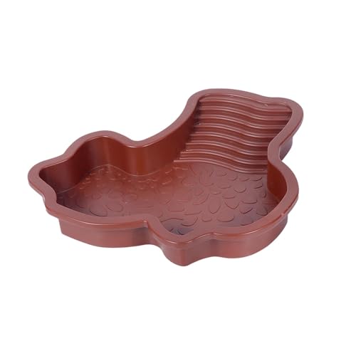 Sharplace Reptilien-Badebecken, Schildkröten-Wasserschale, Aquarium-Ornament, Lebensraum-Dekor, Schildkrötenbecken, Reptilien-Wasserschale für Heimtierbedarf, Braun Sharplace Reptilien-Badebecken, Schildkröten-Wasserschale, Aquarium-Ornament, Lebensraum-Dekor, Schildkrötenbecken, Reptilien-Wasserschale für Heimtierbedarf, Braun von Sharplace