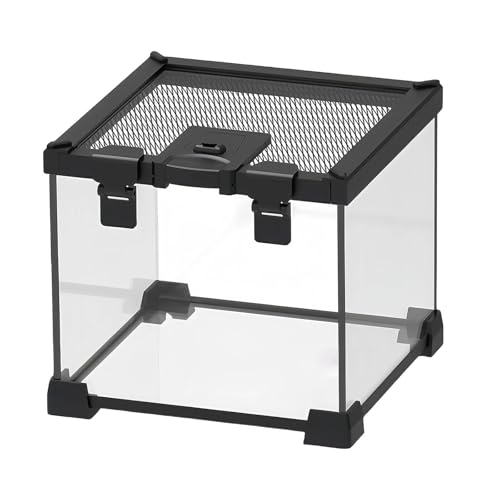Sharplace Reptilien-Terrarium, Lebensraumkäfig, Terrarium, Zuchtbox, Reptilien-Vivarium für Hornfrösche, Chamäleons, Schildkröten, Schlinggeckos von Sharplace