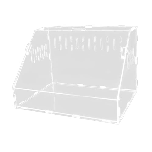 Sharplace Reptilien-Zuchtbox, Schlangen-Zuchtbox, transparenter Cleartank-Lebensraumkäfig, Brutbehälter für Vogelspinnen, Geckos, Chamäleons, S von Sharplace