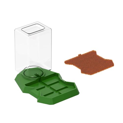 Sharplace Reptilien-wasserspender Praktische Wasserflasche Futterschale Terrarien-Equipment mit Einfacher Reinigung Und Nachfüllung für Schildkröten Echsen, Braun Sharplace Reptilien-wasserspender Praktische Wasserflasche Futterschale Terrarien-Equipment mit Einfacher Reinigung Und Nachfüllung für Schildkröten Echsen, Braun von Sharplace