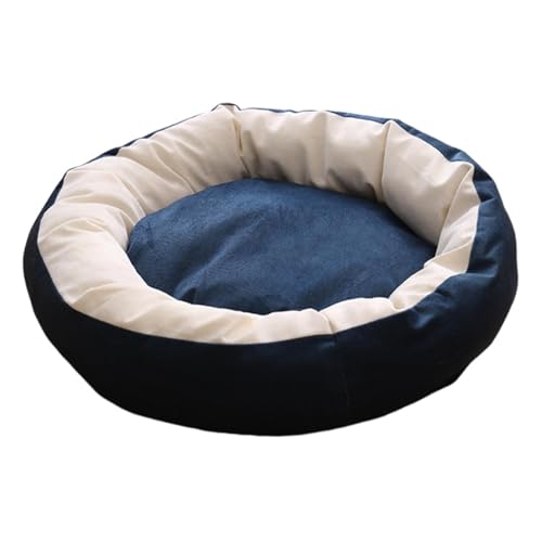 Sharplace Rundes Katzenbett, Donut-Bett, weich, für den Innenbereich, bequem, für Herbst und Winter, Haustier-Katzennest, Hundekissen für Zwergspitz, Hunde, Navy Blue M Sharplace Rundes Katzenbett, Donut-Bett, weich, für den Innenbereich, bequem, für Herbst und Winter, Haustier-Katzennest, Hundekissen für Zwergspitz, Hunde, Navy Blue M von Sharplace