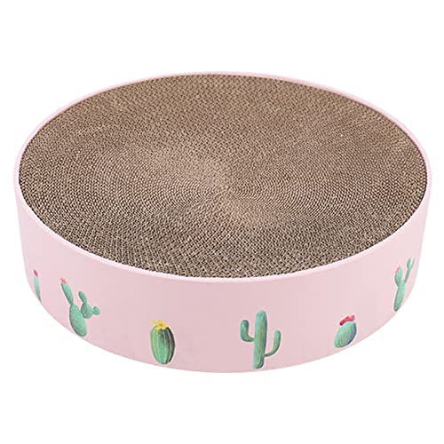 Sharplace Rundes -Kratzbrett Karton kratzbrett Kratzbaum für Kätzchen, ROSA Sharplace Rundes -Kratzbrett Karton kratzbrett Kratzbaum für Kätzchen, ROSA von Sharplace
