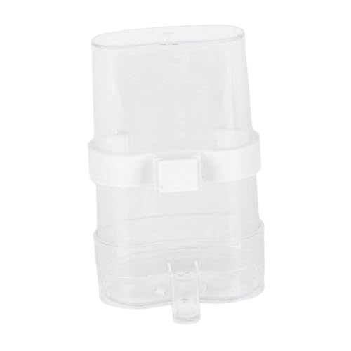Sharplace Sauberer Vogelkäfig-Futterspender, Futternapf, Samenbehälter, Käfigzubehör, Wassertränke, transparent, für Haustiere, von Sharplace