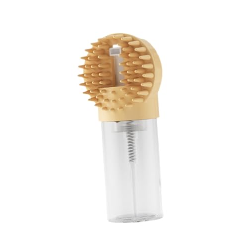 Sharplace Schaumbürste für Haustiere, einfach nachzufüllen, zur Entfernung von Tierhaaren mit langem und kurzem Fell, Schaummassagebürste für Hundebäder, Beige Sharplace Schaumbürste für Haustiere, einfach nachzufüllen, zur Entfernung von Tierhaaren mit langem und kurzem Fell, Schaummassagebürste für Hundebäder, Beige von Sharplace