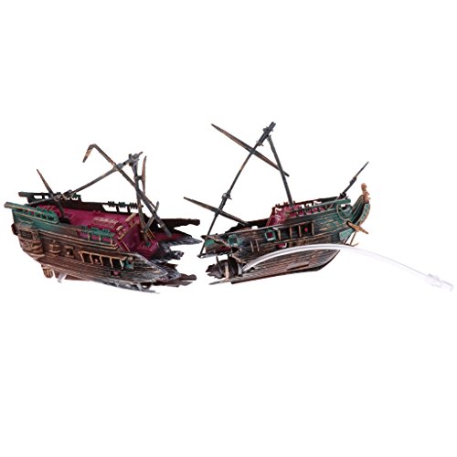 Sharplace Segelboot Schiff Dekor Aquarium Ornament, Maritime Atmosphäre Sharplace Segelboot Schiff Dekor Aquarium Ornament, Maritime Atmosphäre von Sharplace