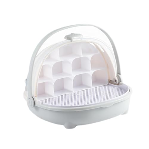 Sharplace Seidenraupen-Zuchtbox, Viewer, Entwicklungsspielzeug, transparent, tragbarer Tragegriff, Zuchtbehälter, Reptilien-Futterbox, Grau Sharplace Seidenraupen-Zuchtbox, Viewer, Entwicklungsspielzeug, transparent, tragbarer Tragegriff, Zuchtbehälter, Reptilien-Futterbox, Grau von Sharplace