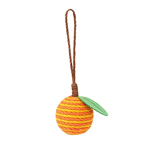Sharplace Sisal Interaktives Katzenspielzeug Katzenspielzeug Ball Kauspielzeug Katze Kätzchen Spielspielzeug für Catcher Zahnreinigung Trainingsübung, von Sharplace