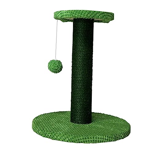 Sharplace Sisal-Katzenkratzbaum, 36 cm hoch, Dekoration, Katzenkrallenkratzer, stabile Struktur, langlebiges Spielzeug mit interaktivem Ball für Kätzchen von Sharplace