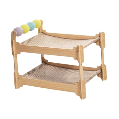 Sharplace Sisal-Katzenkratzbett, Katzenhaus, Hütte, Couch, Sofa, Schutz, Kratzkissen, interaktives Ballspielzeug für Kätzchen, mehrere Katzen Sharplace Sisal-Katzenkratzbett, Katzenhaus, Hütte, Couch, Sofa, Schutz, Kratzkissen, interaktives Ballspielzeug für Kätzchen, mehrere Katzen von Sharplace