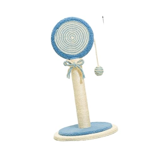 Sharplace Sisal-Kratzbaum für Katzen, praktisches Geschenk, süß für Kätzchen, dekorativer Möbelschutz, Haustierspielzeug in Form, Blau von Sharplace