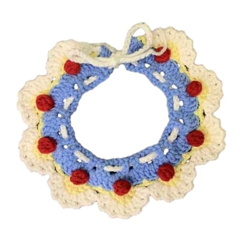 Sharplace Strickende Katzenhalsbänder, verstellbare Haustierhalsbänder, handgewebter Schal für Weihnachtsfeiertagsdekoration, Kätzchen-Halskettenzubehör, XS-Stil C Sharplace Strickende Katzenhalsbänder, verstellbare Haustierhalsbänder, handgewebter Schal für Weihnachtsfeiertagsdekoration, Kätzchen-Halskettenzubehör, XS-Stil C von Sharplace