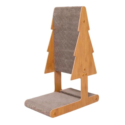 Sharplace T-förmiger Katzenkratzbaum, Haustierbedarf, Ausruhen und Spielen, mit Glockenball-Spielzeug für den Innenbereich, Katzenkratzbrett-Möbelschutz, Style B Sharplace T-förmiger Katzenkratzbaum, Haustierbedarf, Ausruhen und Spielen, mit Glockenball-Spielzeug für den Innenbereich, Katzenkratzbrett-Möbelschutz, Style B von Sharplace
