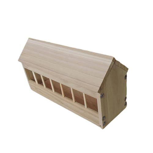 Sharplace Taubenfutterspender, Futterspender, robuster Taubenbedarf, Hühnerfutterspender für den Hinterhof, Schlitzbehälter für Küken, Geflügel, Entenküken, 40cm von Sharplace