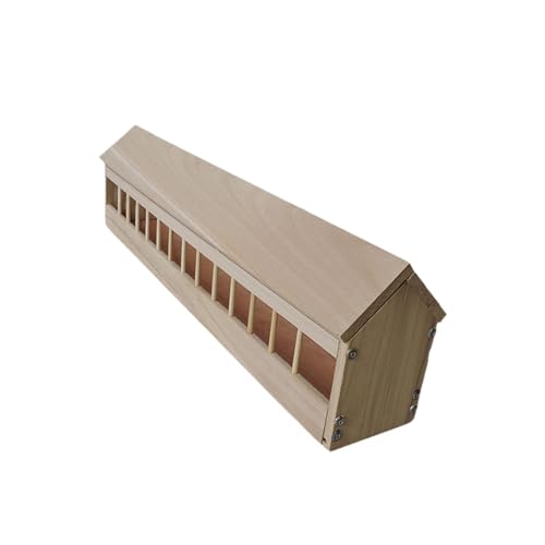 Sharplace Taubenfutterspender, Futterspender, robuster Taubenbedarf, Hühnerfutterspender für den Hinterhof, Schlitzbehälter für Küken, Geflügel, Entenküken, 80cm von Sharplace
