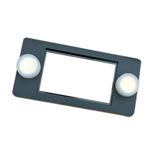 Sharplace Thermometerhalter für Reptilientanks, Messgerätehalter, Zubehör, für Lebensraummanagement, schnelle Installation, 7,8 x 0,5 cm, Schwarz von Sharplace