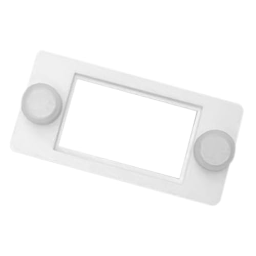 Sharplace Thermometerhalter für Reptilientanks, Messgerätehalter, Zubehör, für Lebensraummanagement, schnelle Installation, 7,8 x 0,5 cm, Weiß von Sharplace