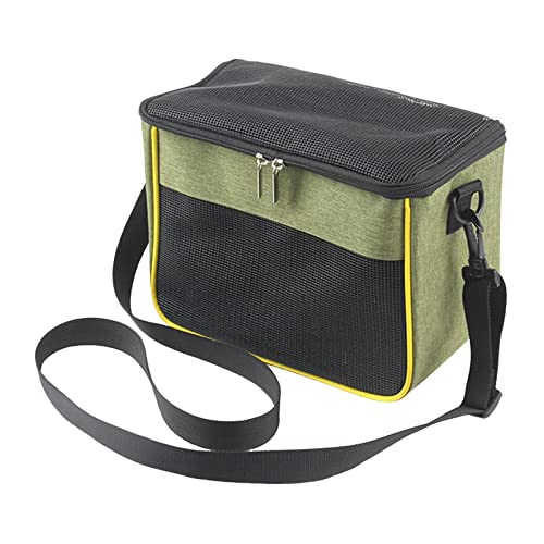 Sharplace Tragbare Hamster-Tragetasche, Umhängetasche mit Abnehmbarer Matte, Meerschweinchen-Reisetasche für Kätzchen, GRÜN Sharplace Tragbare Hamster-Tragetasche, Umhängetasche mit Abnehmbarer Matte, Meerschweinchen-Reisetasche für Kätzchen, GRÜN von Sharplace