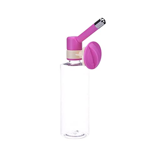 Sharplace Tragbare Hunde-Wasserflasche zum Aufhängen, auslaufsicher, hängender Wasserspender, kein Verschütten für Käfig, Hamster, kleine Hunde, Katzen, ROSA von Sharplace