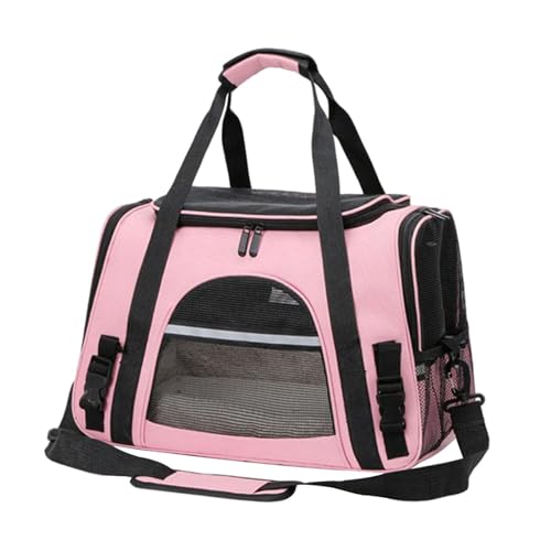 Sharplace Tragetasche für Haustiere mit Schultergurt und herausnehmbarer Matte, atmungsaktive Katzentragetasche, Haustier-Reisetasche für Kätzchen, Rosa Sharplace Tragetasche für Haustiere mit Schultergurt und herausnehmbarer Matte, atmungsaktive Katzentragetasche, Haustier-Reisetasche für Kätzchen, Rosa von Sharplace