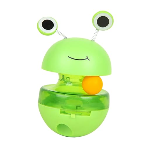 Sharplace Tumbler-Katzenspielzeug, Katzenspielzeug mit auslaufendem Futter, Bereicherungsspielzeug, Snackball, IQ-Training, Kauspielzeug, Slow Feeder, ohne Feder Sharplace Tumbler-Katzenspielzeug, Katzenspielzeug mit auslaufendem Futter, Bereicherungsspielzeug, Snackball, IQ-Training, Kauspielzeug, Slow Feeder, ohne Feder von Sharplace