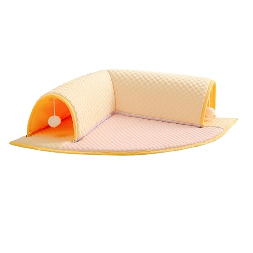 Sharplace Tunnelbett für Katzen und Haustiere, Spielzentrum, abnehmbares Versteck mit hängenden Spielzeugbällen für Kleintiere, Heimtierbedarf, Kaninchen, Dreieck und L Sharplace Tunnelbett für Katzen und Haustiere, Spielzentrum, abnehmbares Versteck mit hängenden Spielzeugbällen für Kleintiere, Heimtierbedarf, Kaninchen, Dreieck und L von Sharplace