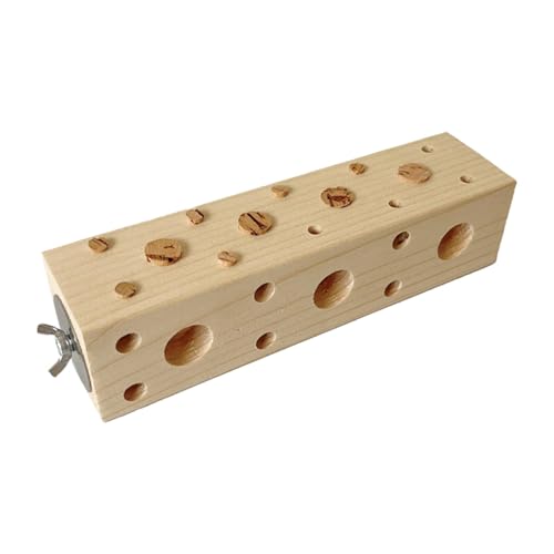 Sharplace Vogel-Holzblock-Kauspielzeug, Robustes Spielzeug für Sittiche, Nymphensittiche und Conures, l Sharplace Vogel-Holzblock-Kauspielzeug, Robustes Spielzeug für Sittiche, Nymphensittiche und Conures, l von Sharplace