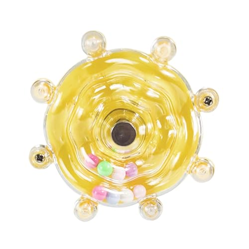 Sharplace Vogel-Papageienkäfig-Spielzeug, Papageien-Drehradrassel, Käfigzubehör für kleine mittelgroße Vögel, Aras, Finken, Gelb Sharplace Vogel-Papageienkäfig-Spielzeug, Papageien-Drehradrassel, Käfigzubehör für kleine mittelgroße Vögel, Aras, Finken, Gelb von Sharplace