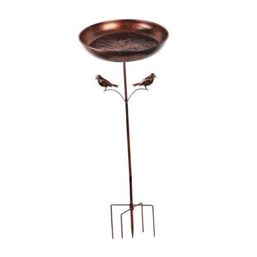Sharplace Vogelbad für den Garten, 5 Zinken, Sockel, Mehrzweck, neuartiges Gartenzubehör, Futternapf für den Hinterhof, Rasen, Terrasse Sharplace Vogelbad für den Garten, 5 Zinken, Sockel, Mehrzweck, neuartiges Gartenzubehör, Futternapf für den Hinterhof, Rasen, Terrasse von Sharplace