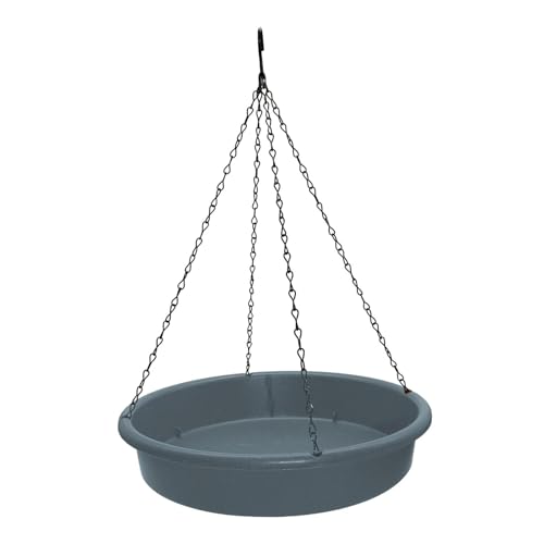 Sharplace Vogelbad zum Aufhängen, Vogelfutterspender, Tränke, stabil und Kette mit Metallhaken, Futternapf für draußen, Blaumeisen, Sharplace Vogelbad zum Aufhängen, Vogelfutterspender, Tränke, stabil und Kette mit Metallhaken, Futternapf für draußen, Blaumeisen, von Sharplace